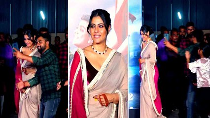 Kajol ने Fan के साथ Photo खिंचवाने पर बनाया मुंह, Film की screening पर में दिखीं! | FilmiBeat