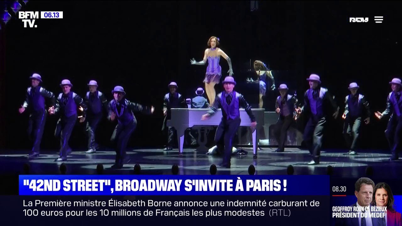 La comédie musicale "42nd street" fait son grand retour sur la scène du théâtre du Châtelet