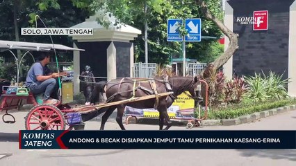 Andong dan Becak Disiapkan Jemput Tamu Pernikahan Kaesang-Erina