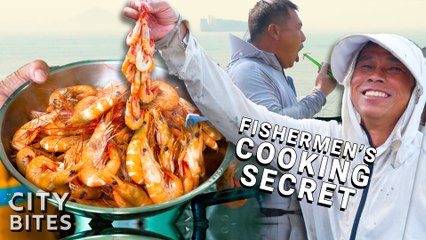 Cook and Eat the Freshest Fish on a Fishing Boat | City Bites