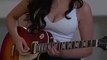 Whole lotta love guitar cover Larissa Liveir Guitar Solo
