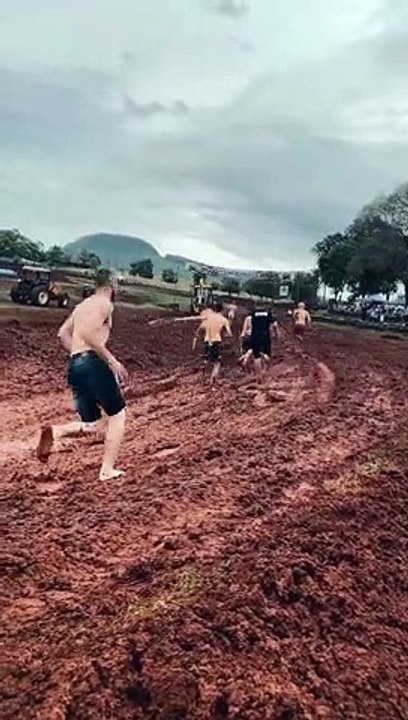 Slipping and Sliding During a Mud Run