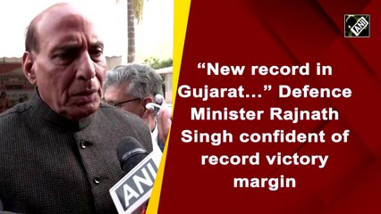 'New record in Gujarat…': Defence Minister Rajnath Singh confident of record victory margin