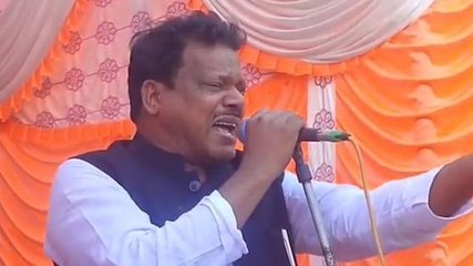 मंच पर खड़े होकर रोने लगे भाजपा नेता वीडियो हुआ सोशल मीडिया पर वायरल