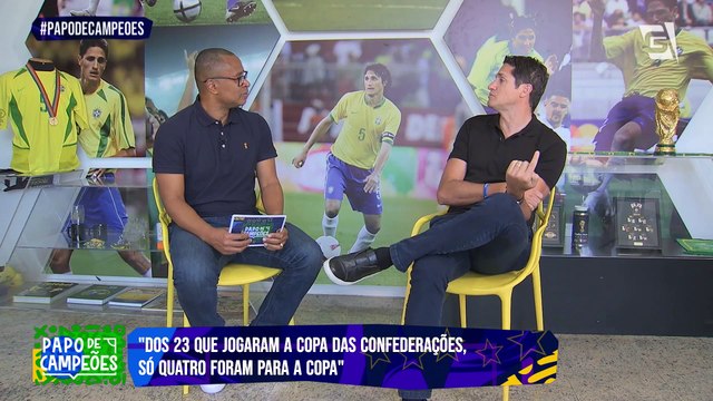 Edmílson relembra troca de treinadores na Seleção de 2002 e conquista de espaço com Felipão.mp4