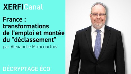 France : transformations de l'emploi et montée du  déclassement  [Alexandre Mirlicourtois]