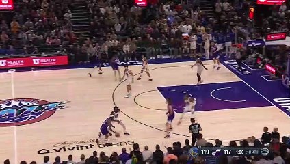 NBA - Quel finish dingue du Jazz face aux Warriors !