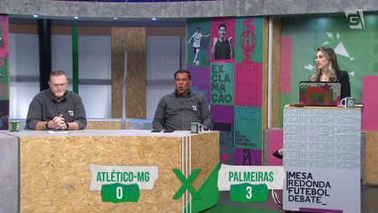 Mesa Redonda debate quem é melhor entre Palmeiras e Atlético-MG
