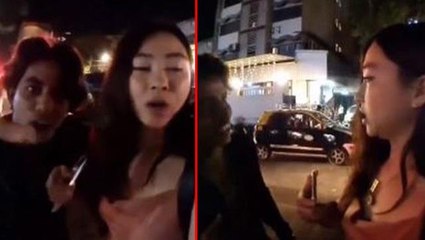 Youtuber kızı kolundan tutup cinsel ilişkiye davet etti, skandal anlar kameraya yansıdı