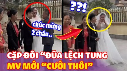 Bất ngờ Hải Vót cùng Mai Kim Liên - cặp đôi "Đũa Lệch" tung MV cover “Cưới Thôi” gây bão khắp MXH