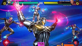 Marvel Vs Capcom Infinite - All hyper Combo with alternate costume