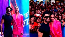 Ranveer Singh,Deepika Padukone Cirkus के Song Launch पर पहुंचे, Fans दोनों को साथ देख हुए Excited!