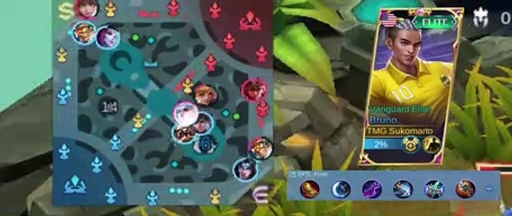 Mobile Legends Bang Bang Bruno mini map