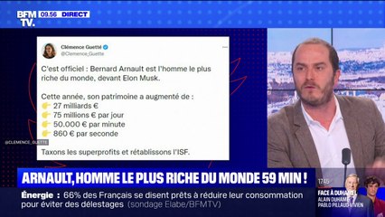 Le Français Bernard Arnault redevient l'homme le plus riche du monde... pendant 59 minutes!