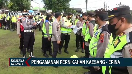 Jelang Pernikahan Kaesang dan Erina, 599 Personel Polri Jaga Jalan Jogja-Solo!