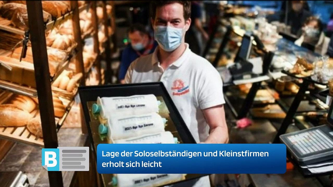 Lage der Soloselbständigen und Kleinstfirmen erholt sich leicht