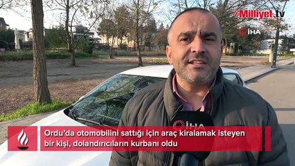 Araç kiralamak isterken kabusu yaşadı! 'Sana ders olsun, bir bardak su iç'