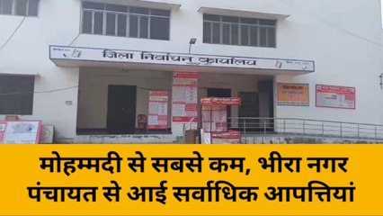 लखीमपुर खीरी:निकाय आरक्षण में आपत्तियों की भरमार,अभी तक 273 आपत्तियां