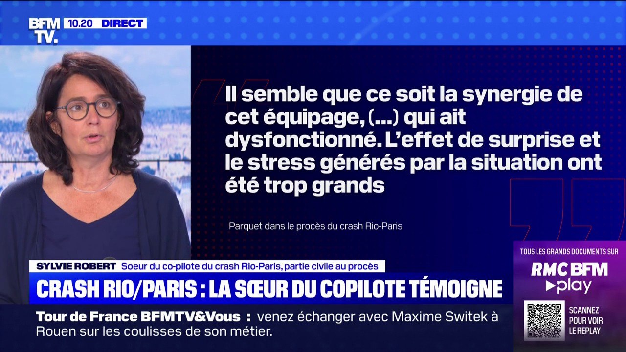 Crash du vol Rio-Paris: "Le parquet a pris le parti de défendre les sociétés Airbus et Air France, pas les citoyens ni la sécurité aérienne", déplore la sœur du copilote