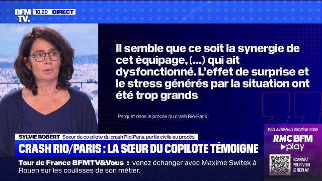 Crash du vol Rio-Paris: Le parquet a pris le parti de défendre les sociétés Airbus et Air France, pas les citoyens ni la sécurité aérienne , déplore la sœur du copilote