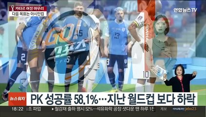 PK 성공률 58.1%…지난 월드컵 보다 하락