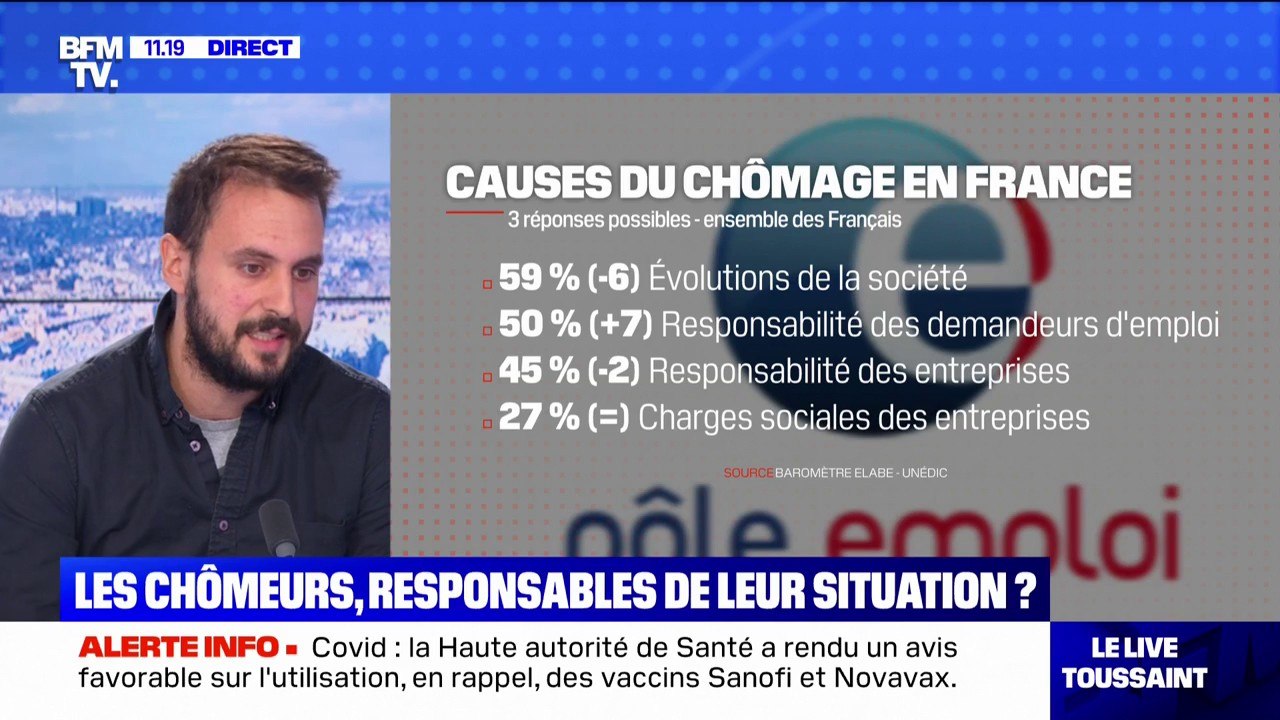Les chômeurs, responsables de leur situation? Pour Pierre Garnodier, "on est dans une suspicion permanente du chômeur qui ne rechercherait pas d'emploi"
