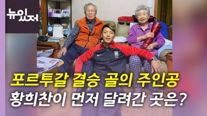 [뉴있저] 황희찬 '손목 키스' 세리머니 주인공은? / YTN