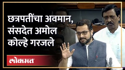 राज्यपालांच्या वादग्रस्त वक्तव्यांचा मुद्दा संसदेत, ठाकरेंचे खासदार आणि Amol Kolhe आक्रमक !