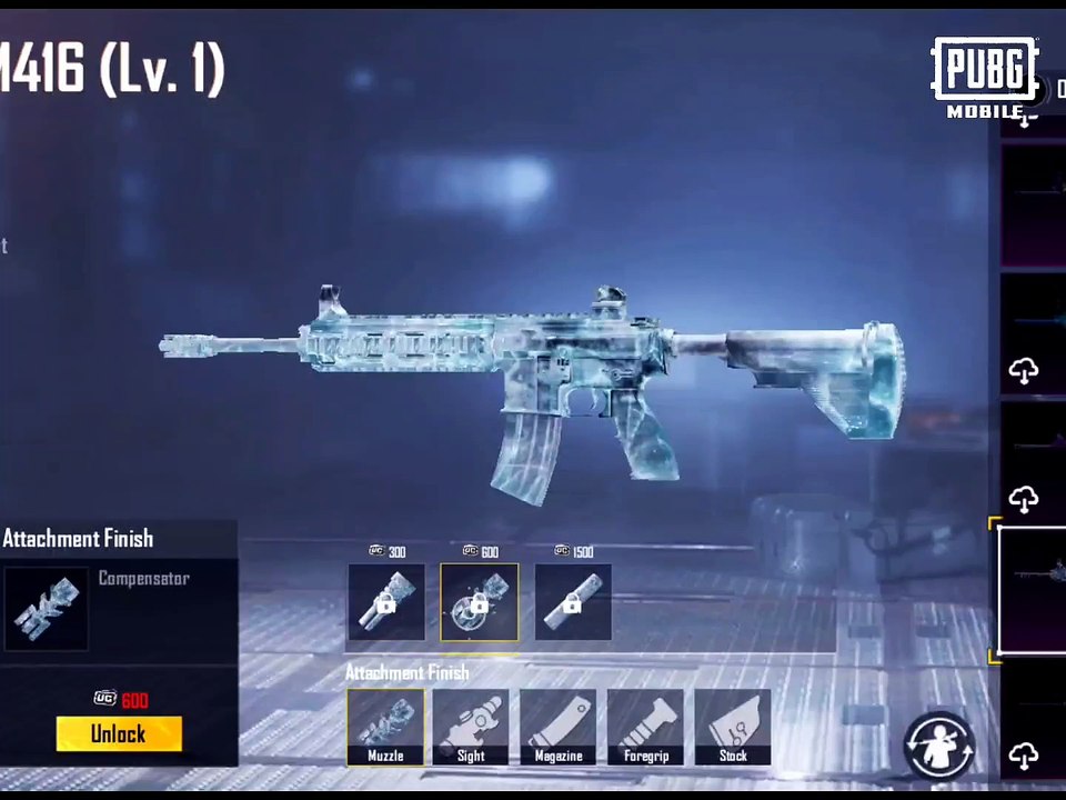 Pubg mobile.M416 claciar