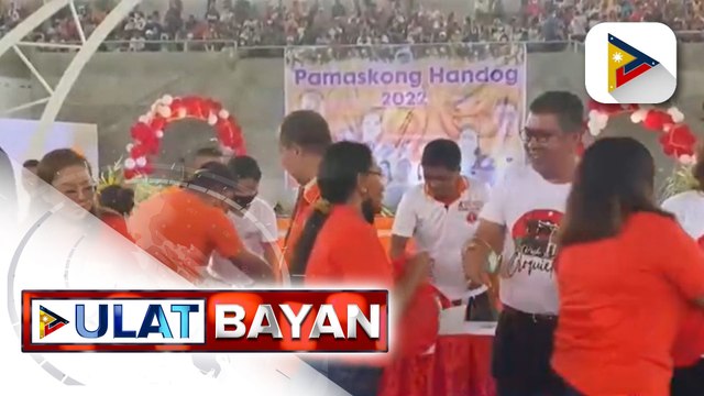 Misamis Occidental LGU, namahagi ng cash at gift bags sa Oroquieta City