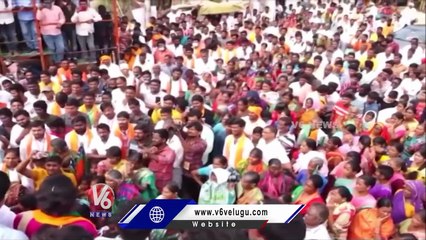 BJP State Chief Bandi Sanjay Comments Over CM KCR's 24 Hours Power Supply Statements | V6 News