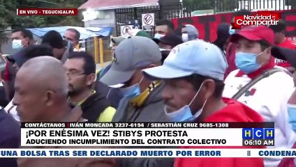 ¡En paro laboral Stibys! Trabajadores protestan contra nuevo sistema de facturación