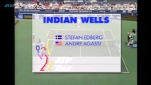 Stefan Edberg v Andre Agassi _ Indian Wells Final 1990