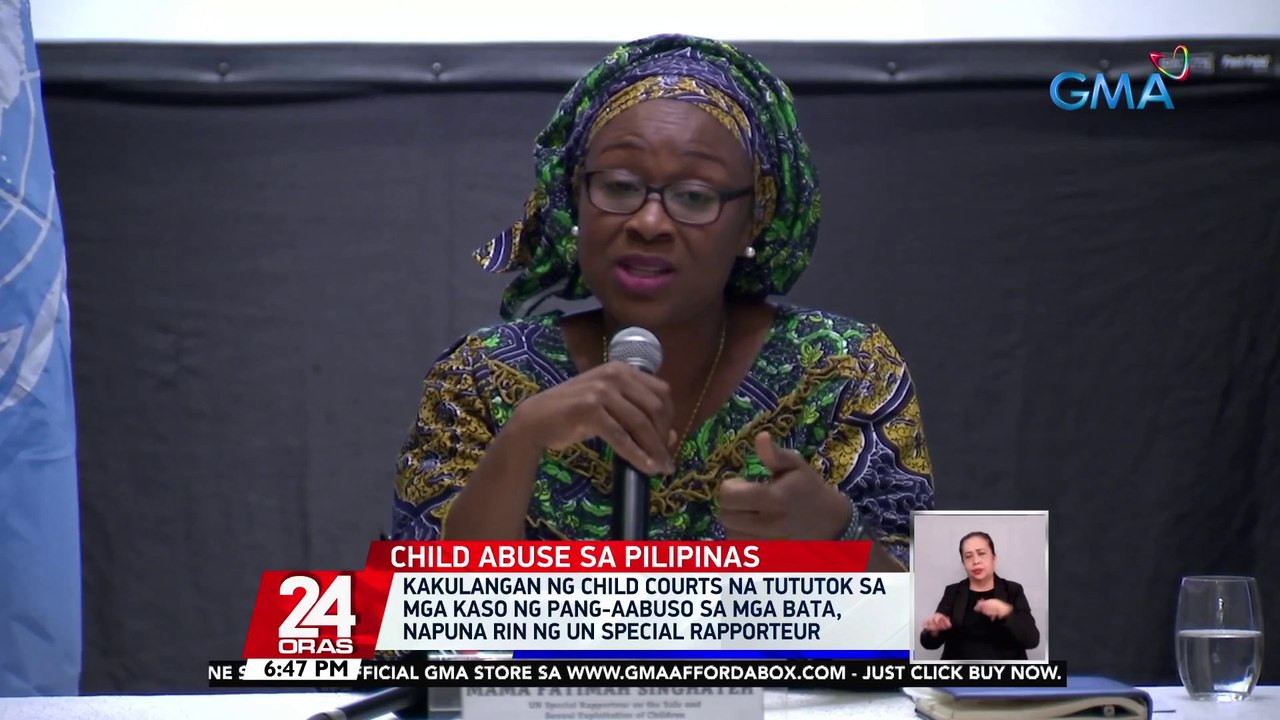Kulang ang mga batas ng Pilipinas para protektahan ang mga bata sa pang-aabuso, ayon sa UN Special Rapporteur | 24 Oras