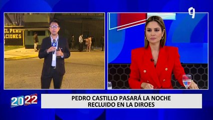 Pedro Castillo es trasladado a la sede policial de la Diroes tras salir de la Prefectura