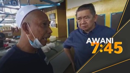 Krisis Bekalan | Salahuddin Ayub lakukan lawatan mengejut ke kedai, pasar