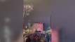 Fireworks set off in central London as fans celebrate Morocco’s World Cup win against Spain
