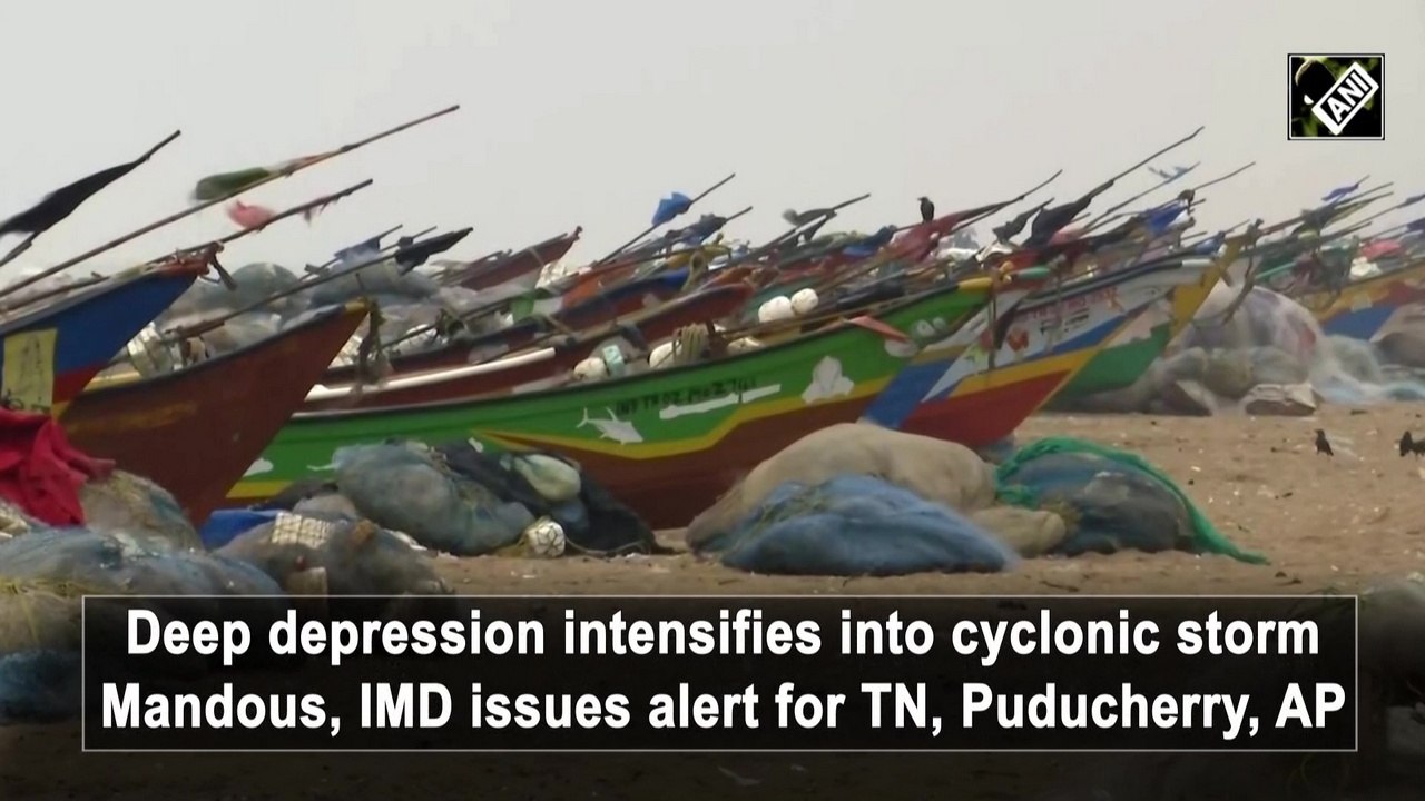 Deep depression intensifies into cyclonic storm...