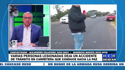 ¡Dos lesionados, deja colisión en carretera hacia La Paz!