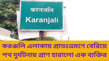 দঃ ২৪ পরগনা: করঞ্জলি এলাকায় মর্মান্তিক পথদুর্ঘটনা