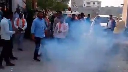 कुशीनगर: गुजरात विधानसभा चुनाव की जीत पर भाजपाइयों ने ऐसे मनाया जश्न