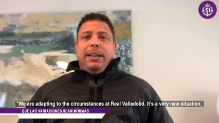 Ronaldo explica como Valladolid se adaptou a quarentena e manda recado aos torcedores