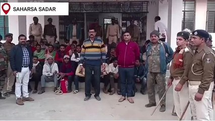 सहरसा: उत्पाद पुलिस ने 71 शराबी 10 कारोबारी सहित 81 को किया गिरफ्तार