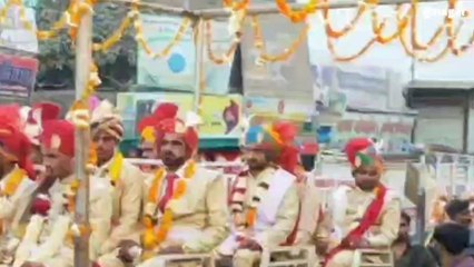 राजगढ़: एक विवाह ऐसा भी; समाजसेवियों ने पिता बनकर किया कन्यादान, जमकर थिरके बाराती..