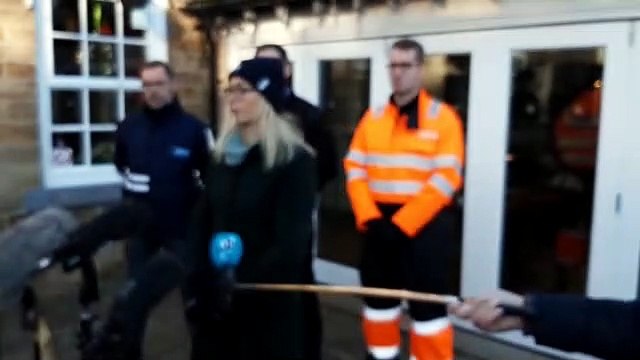 Sheffield City Council chief executive Kate Josephs at a press conference in Stannington