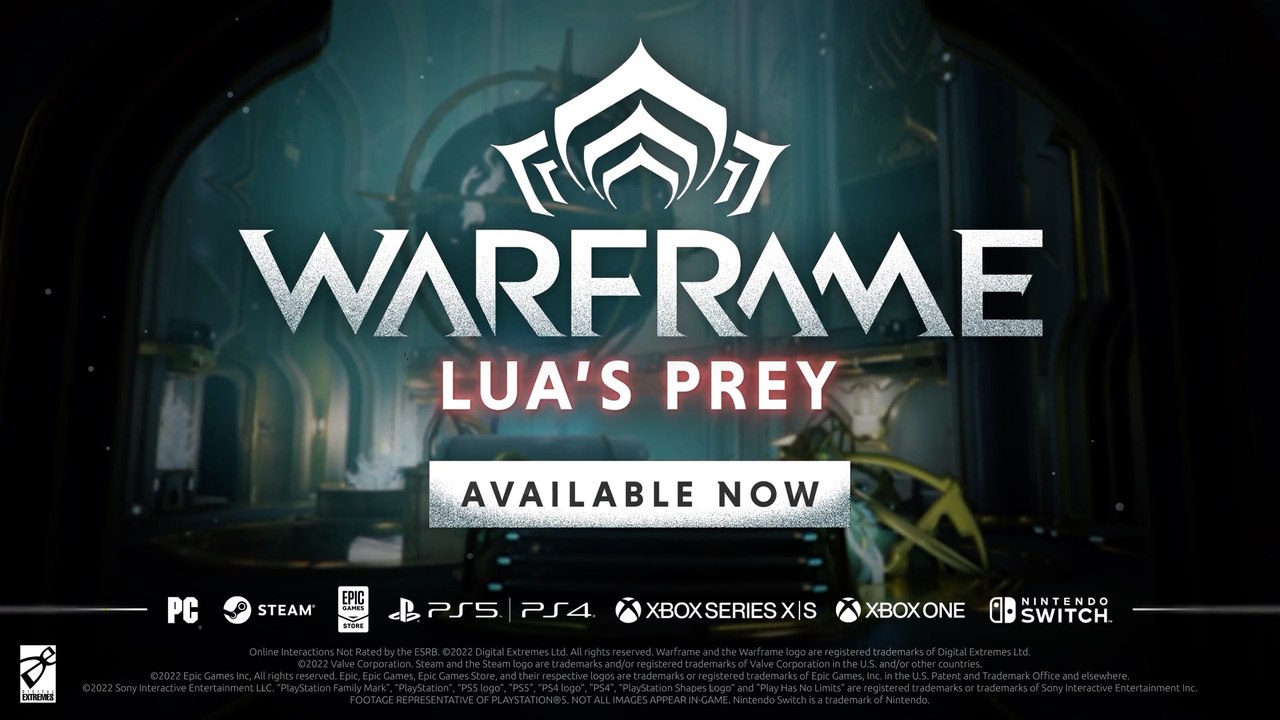 Warframe Official Lua’s Prey Launch Trailer