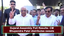 Gujarat Assembly Poll Results: CM Bhupendra Patel distributes sweets