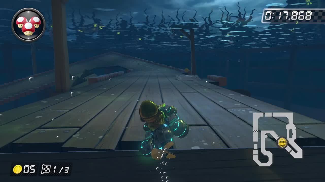 Mario Kart 8 Deluxe (DLC vague 3) - Guide du circuit "GBA Lac Boo"