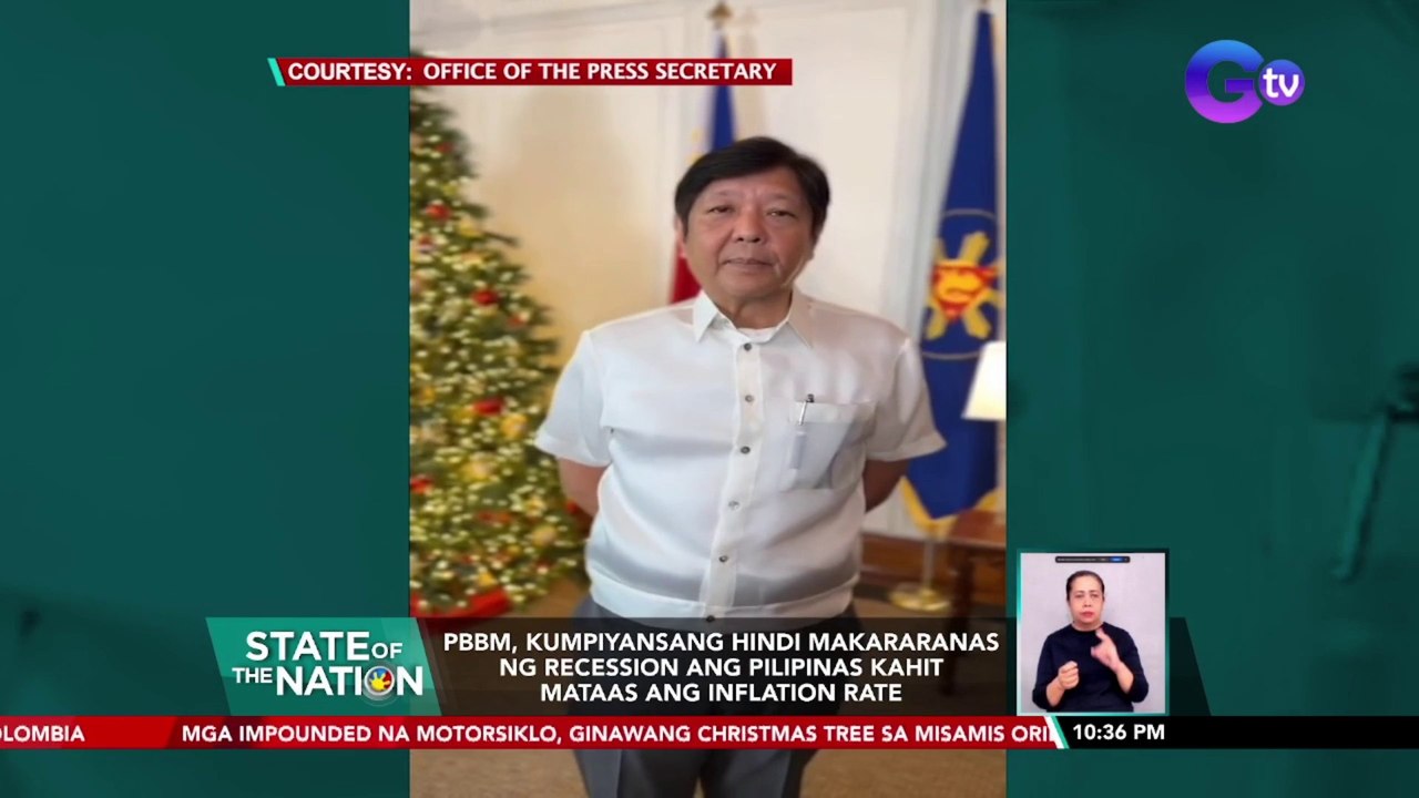 PBBM, kumpiyansang hindi makararanas ng recession ang Pilipinas kahit mataas ang inflation rate | SONA