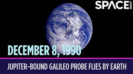 OTD in Space - December 8: Jupiter-Bound Galileo Probe Flies by Earth